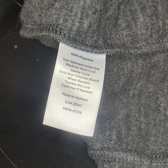 Talbots Grey Color Block Fleece Jacket - Picture 6 of 7